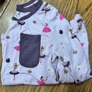 Kyte baby sugar plum fairy pocket tee